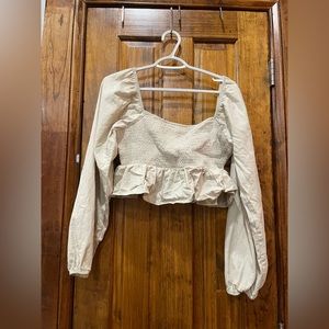 PacSun Cropped Blouse